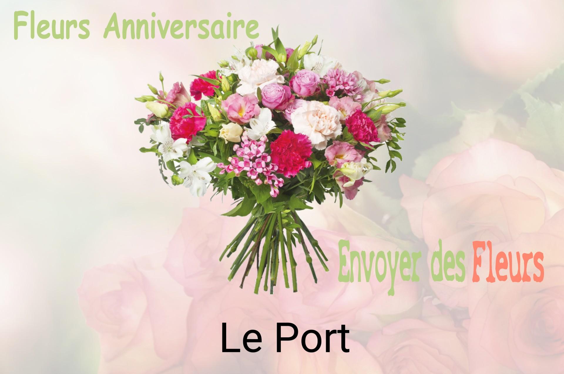 Bouquet de fleurs d’anniversaire livré à Le Port