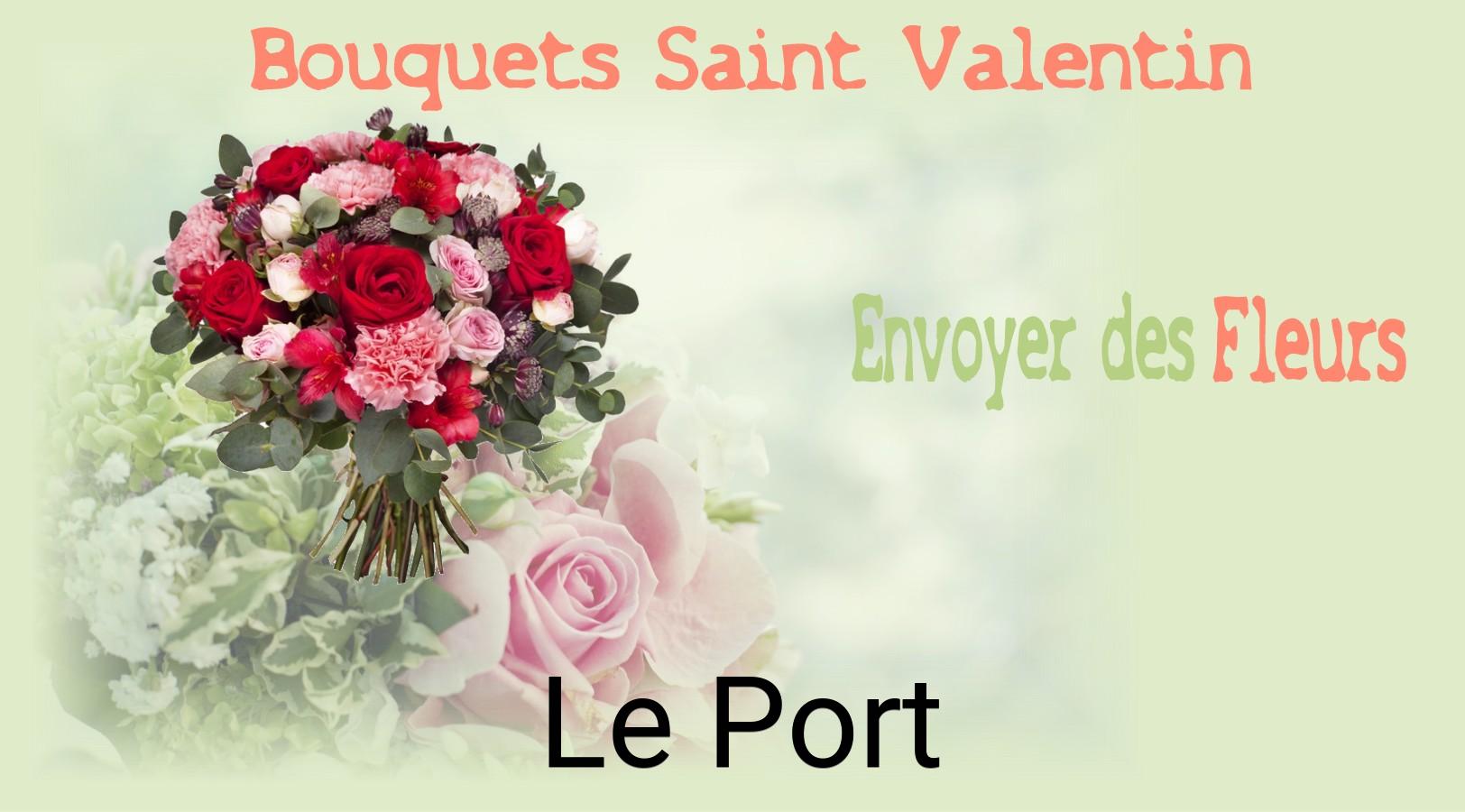 Roses de Saint-Valentin livrées à Le Port
